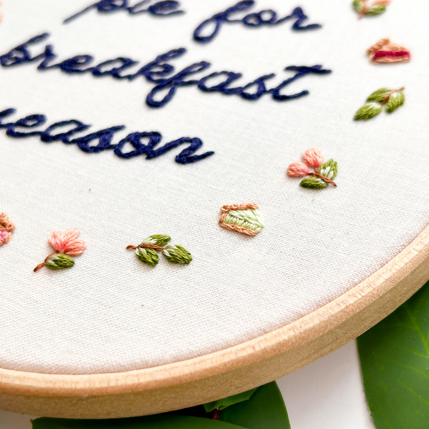 Pie for Breakfast PDF Embroidery Pattern