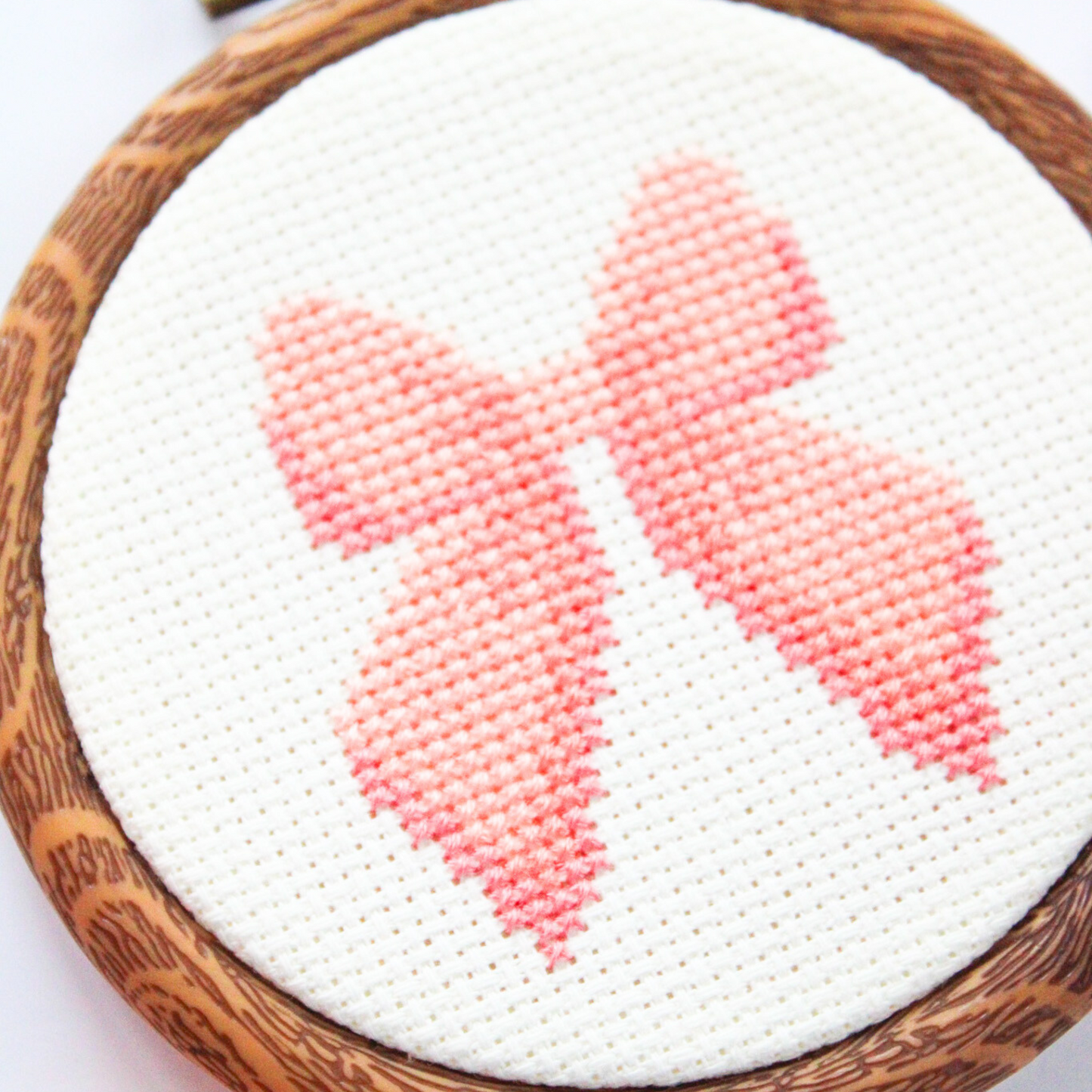 Pink Bow PDF Cross Stitch Pattern