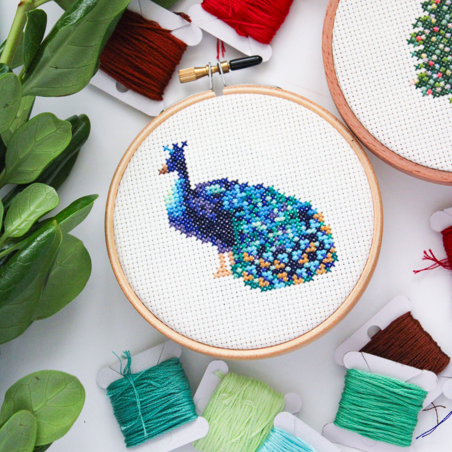 Peacock PDF Cross Stitch Pattern