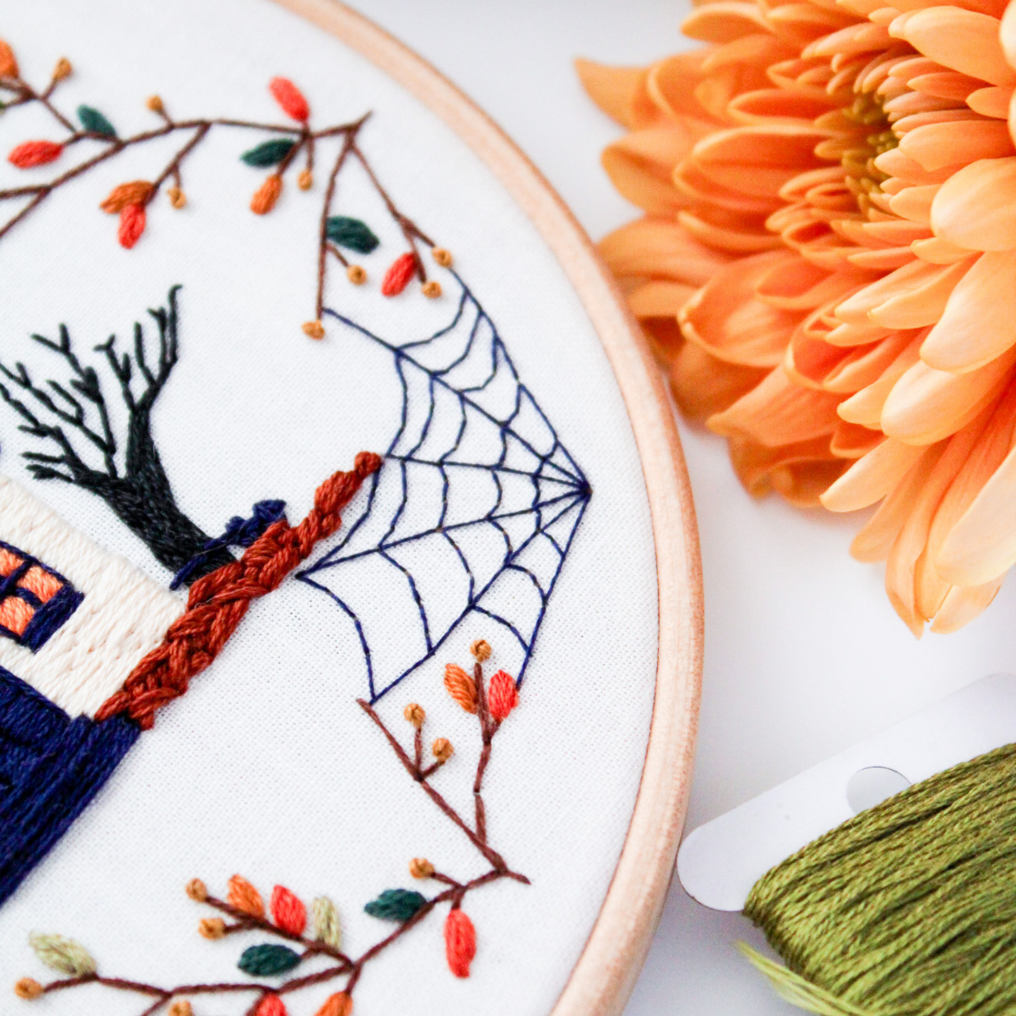 Haunted House PDF Embroidery Pattern