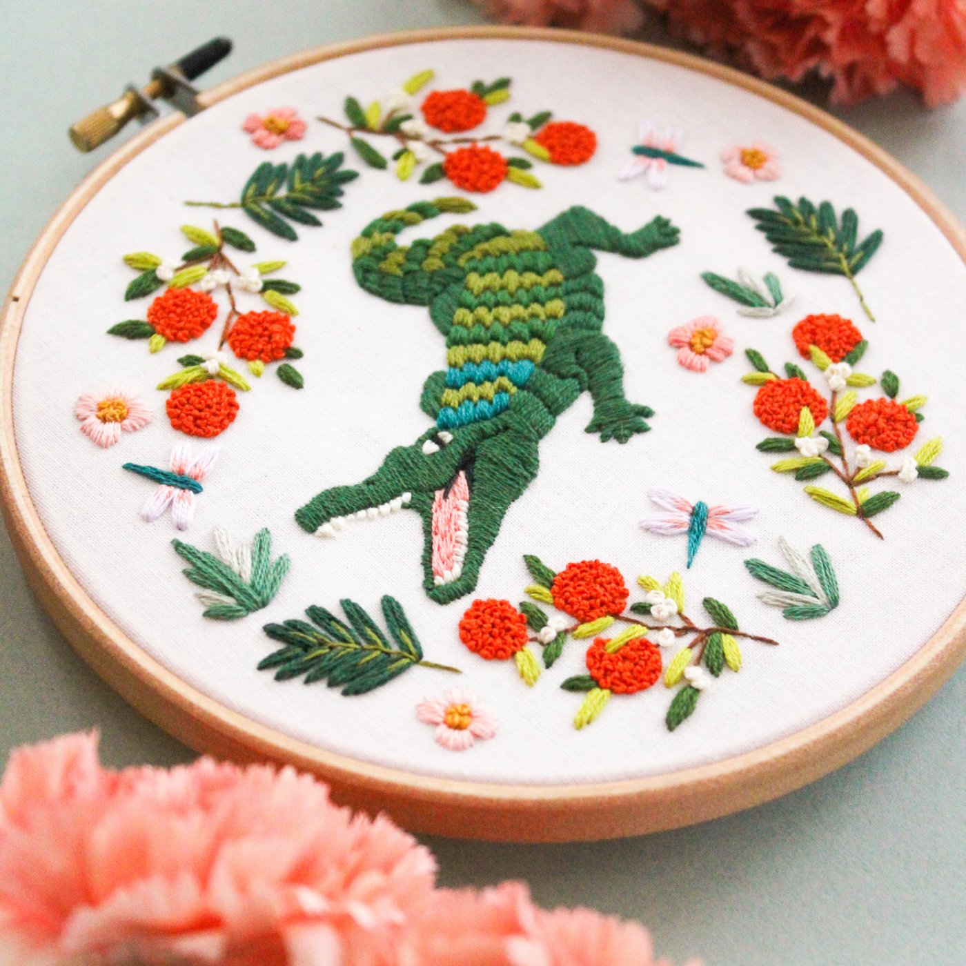 Alligator PDF Embroidery Pattern