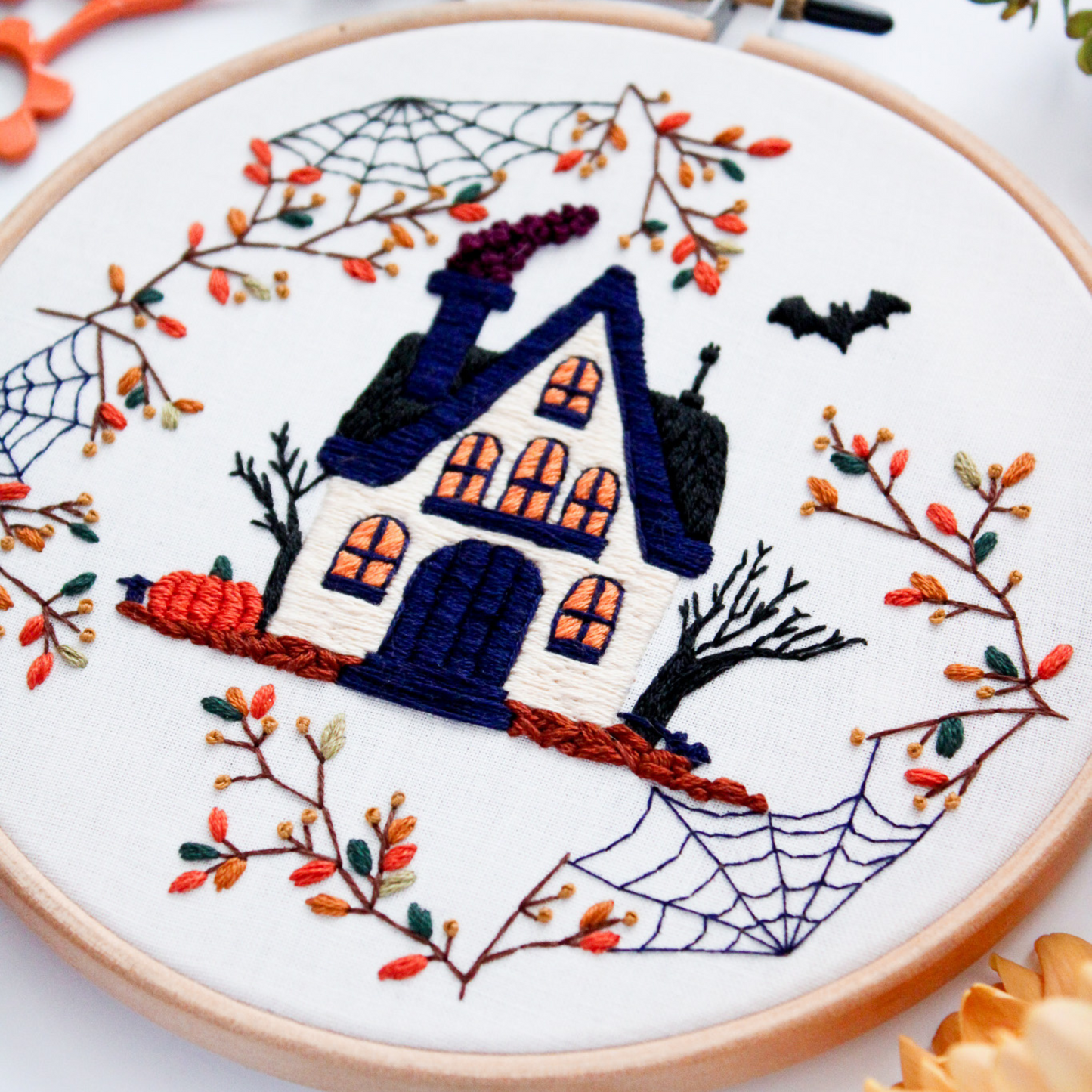 Haunted House PDF Embroidery Pattern