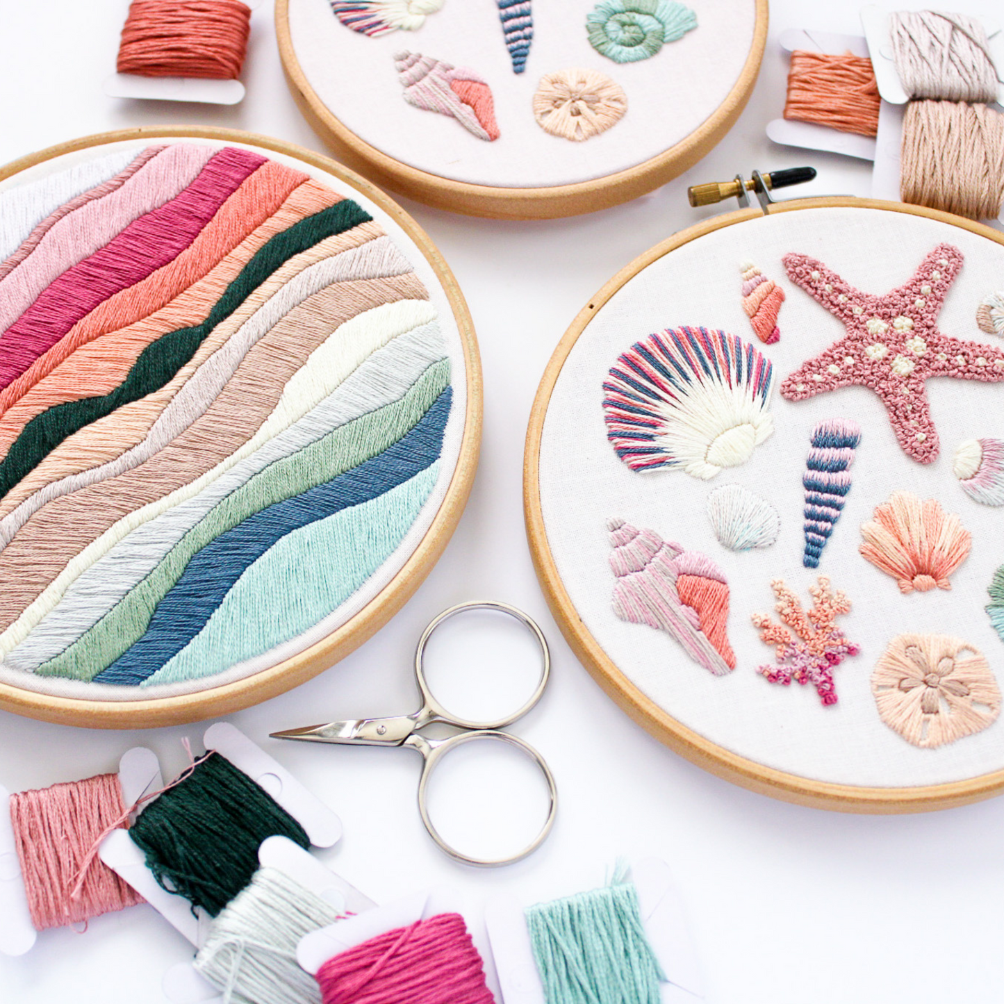 Seashell Collector PDF Embroidery Pattern