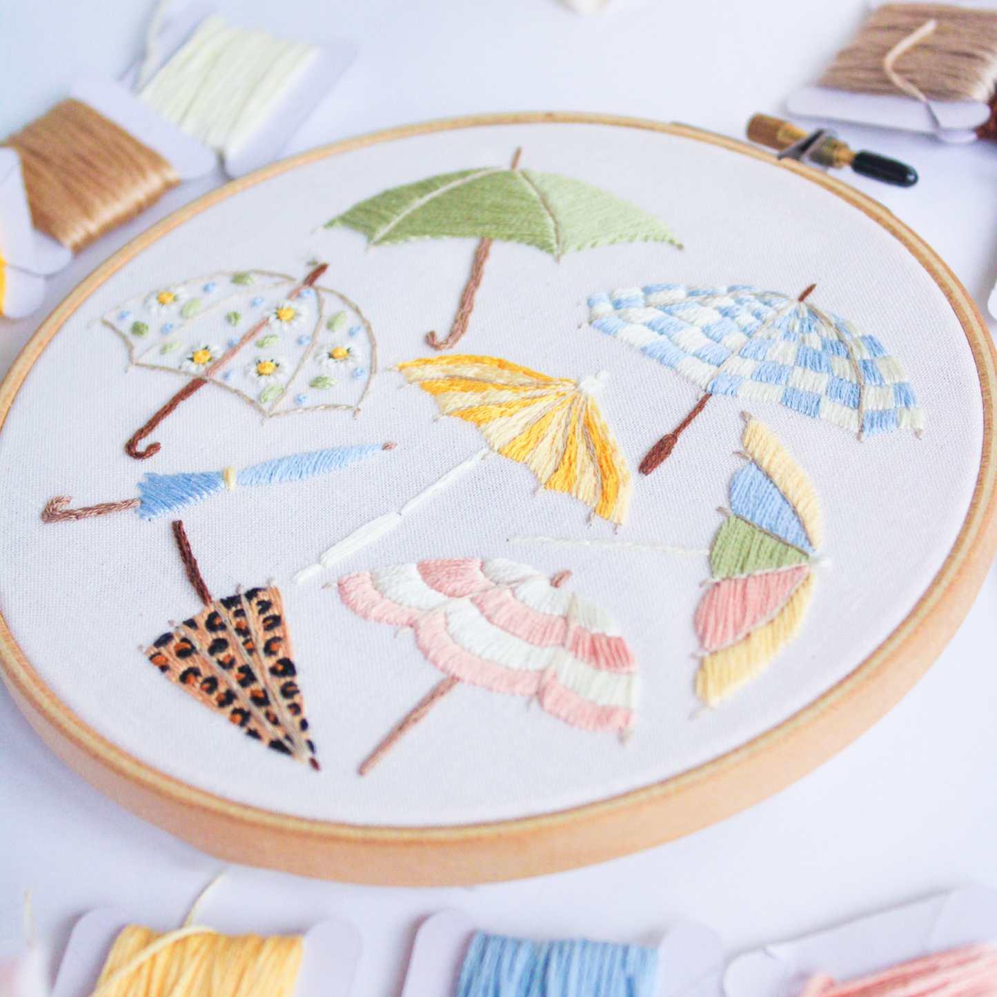 Audrey Umbrella PDF Embroidery Pattern