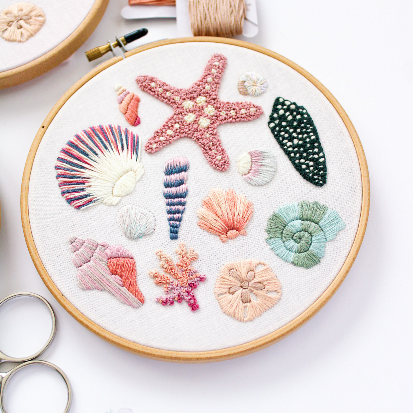 Seashell Collector PDF Embroidery Pattern