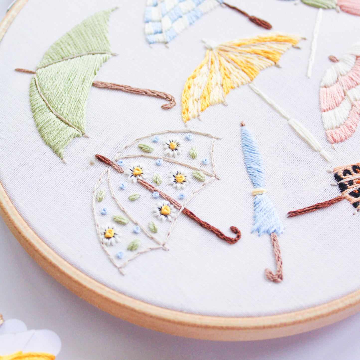 Audrey Umbrella PDF Embroidery Pattern