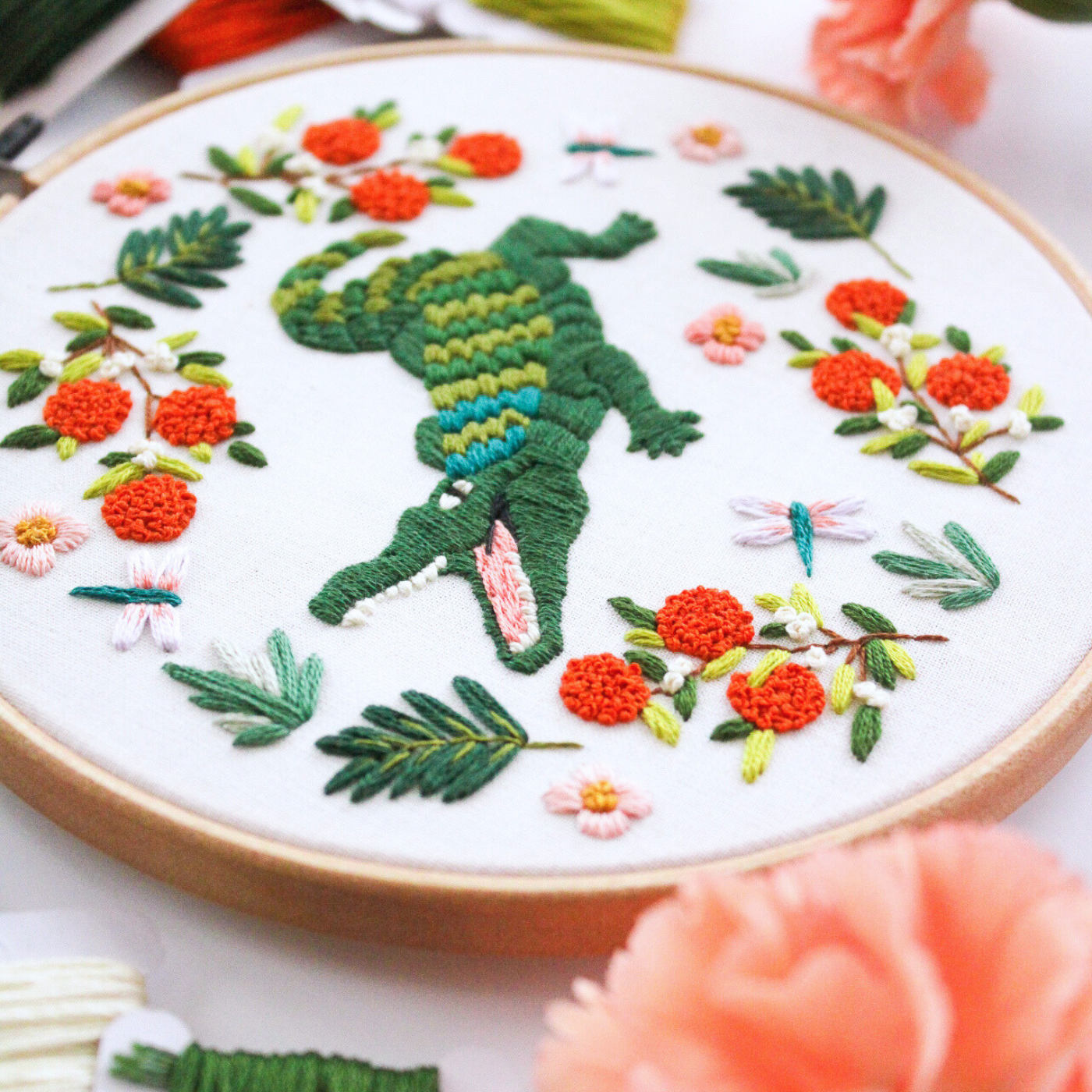 Alligator PDF Embroidery Pattern