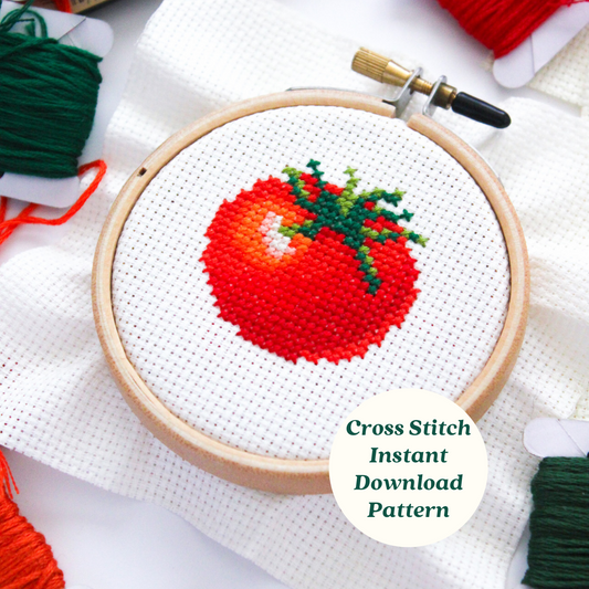 Tomato PDF Cross Stitch Pattern