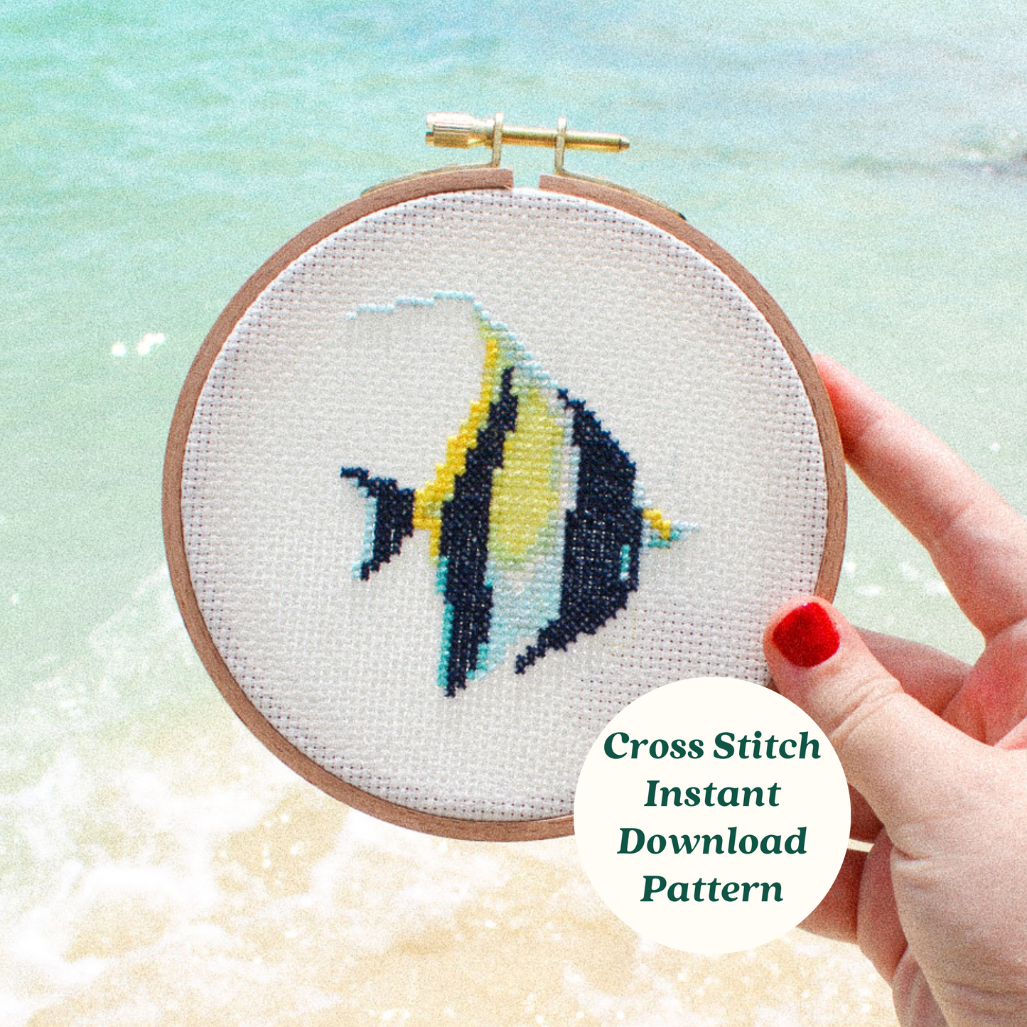 Moorish Idol PDF Cross Stitch Pattern