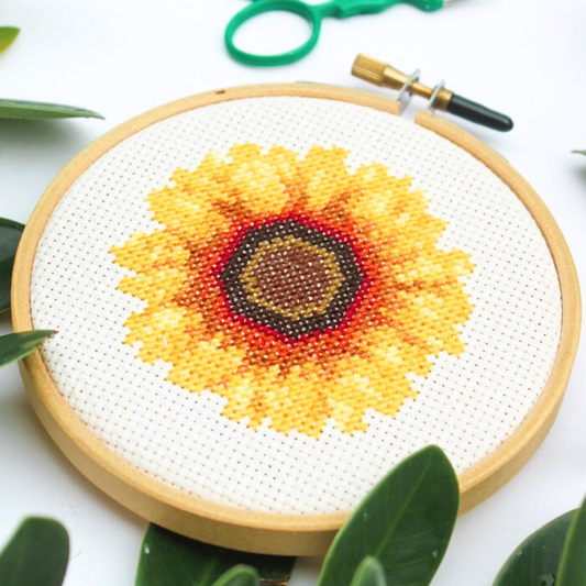 Sunflower PDF Cross Stitch Pattern