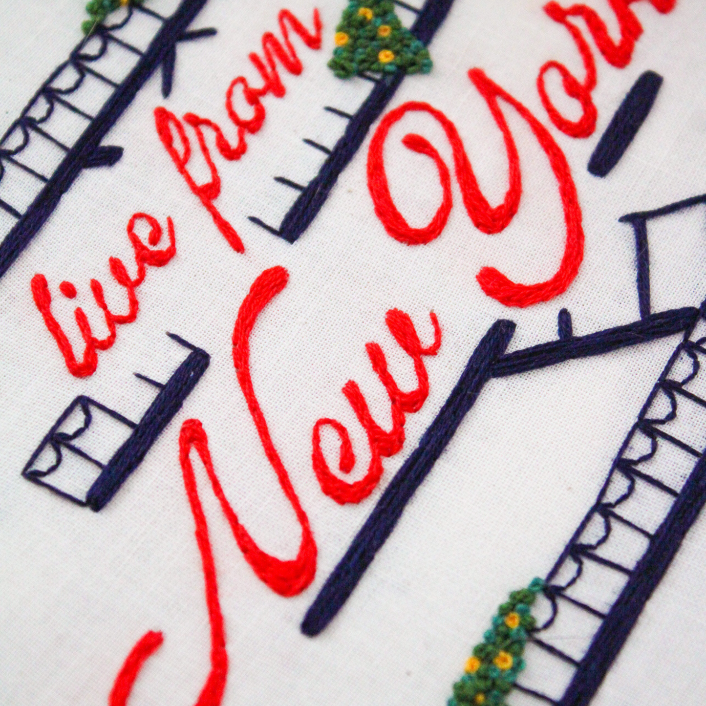 Live From New York PDF Embroidery Pattern