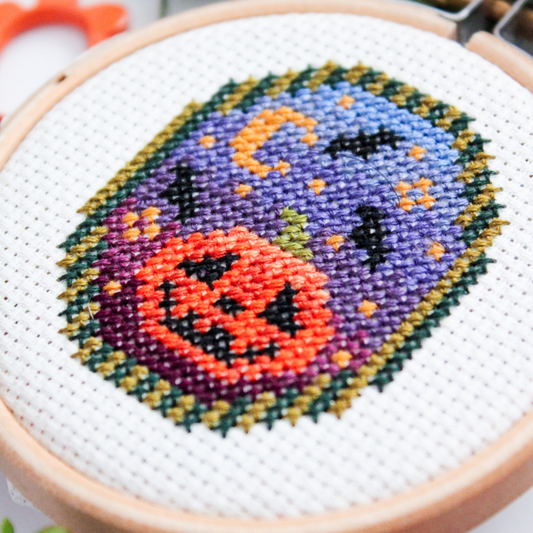 Halloween Night PDF Cross Stitch Pattern