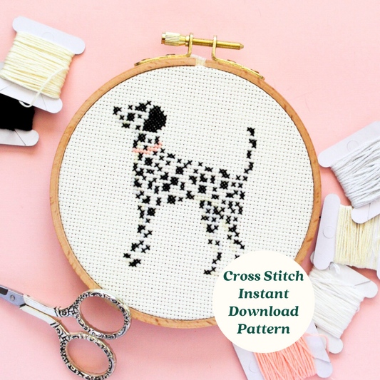 Dalmatian PDF Cross Stitch Pattern