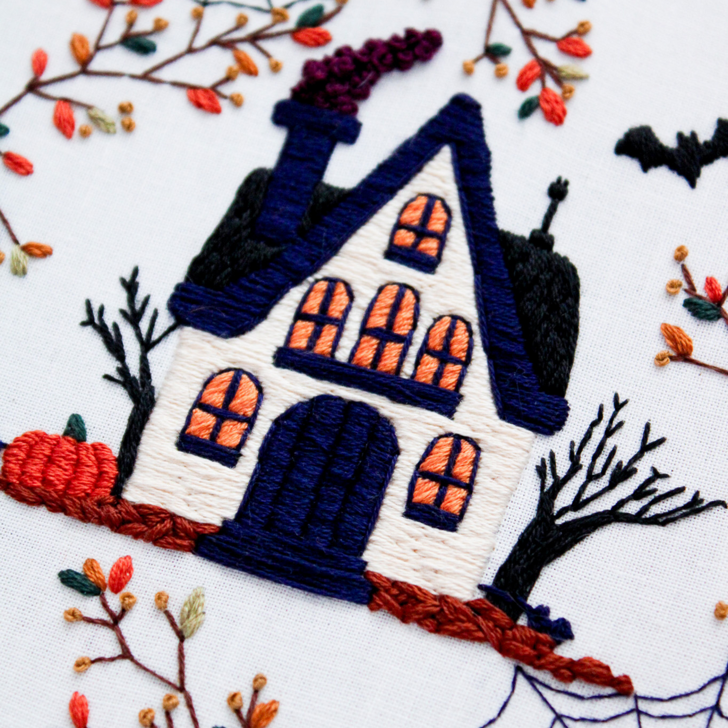 Haunted House PDF Embroidery Pattern