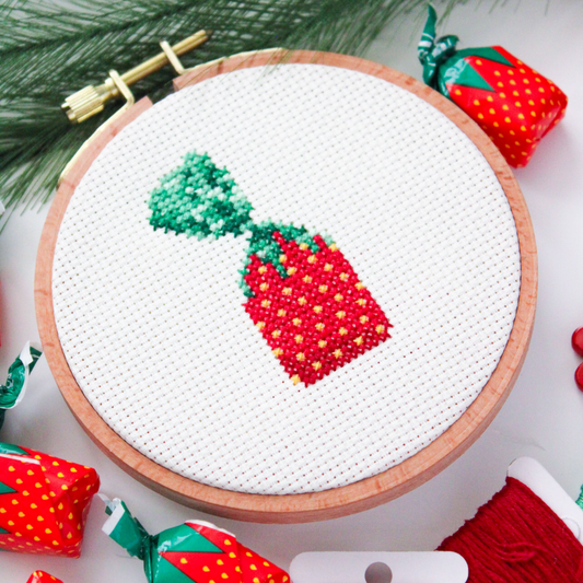 Strawberry Candy PDF Cross Stitch