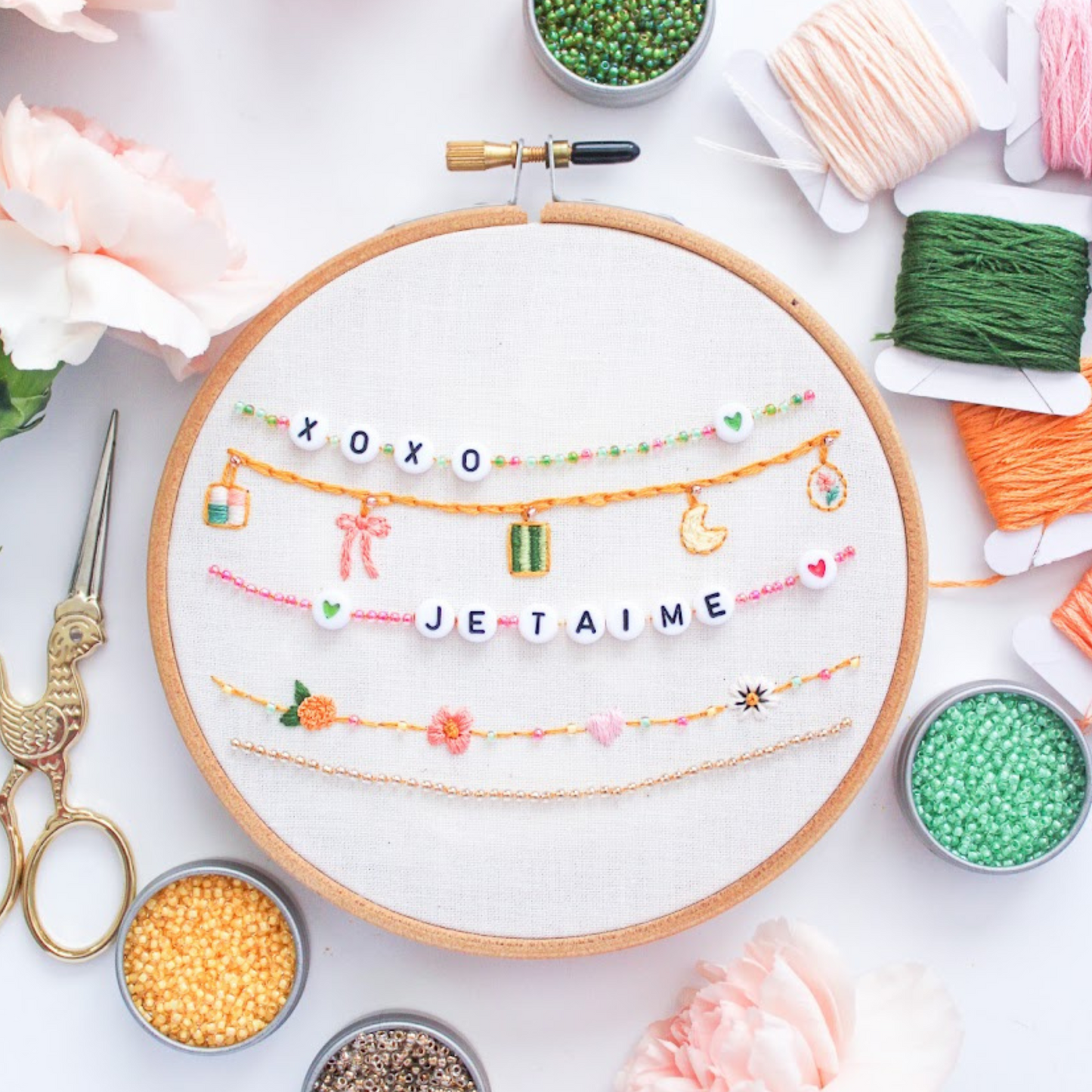 Friendship Bracelet PDF Embroidery Pattern