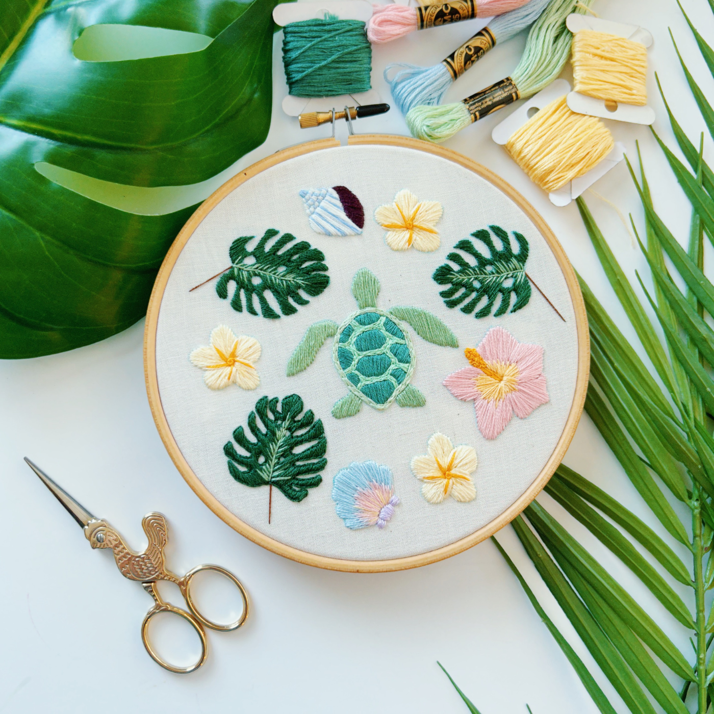 Island Medley PDF Embroidery Pattern