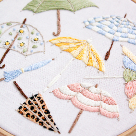 Audrey Umbrella PDF Embroidery Pattern