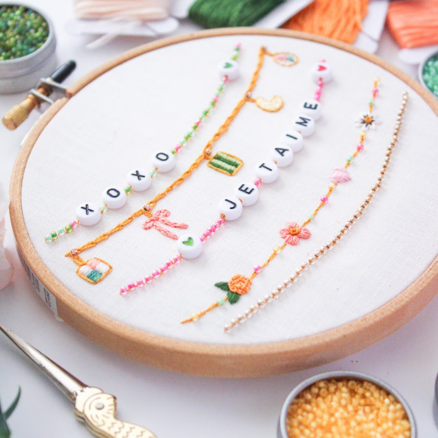 Friendship Bracelet PDF Embroidery Pattern