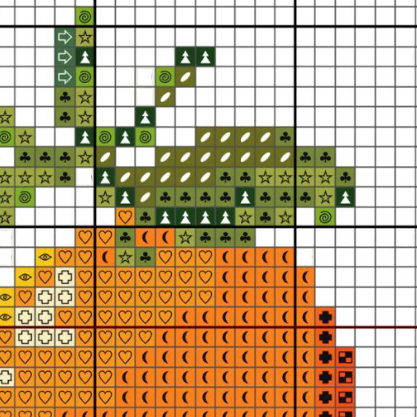 Picnic Oranges PDF Cross Stitch Pattern