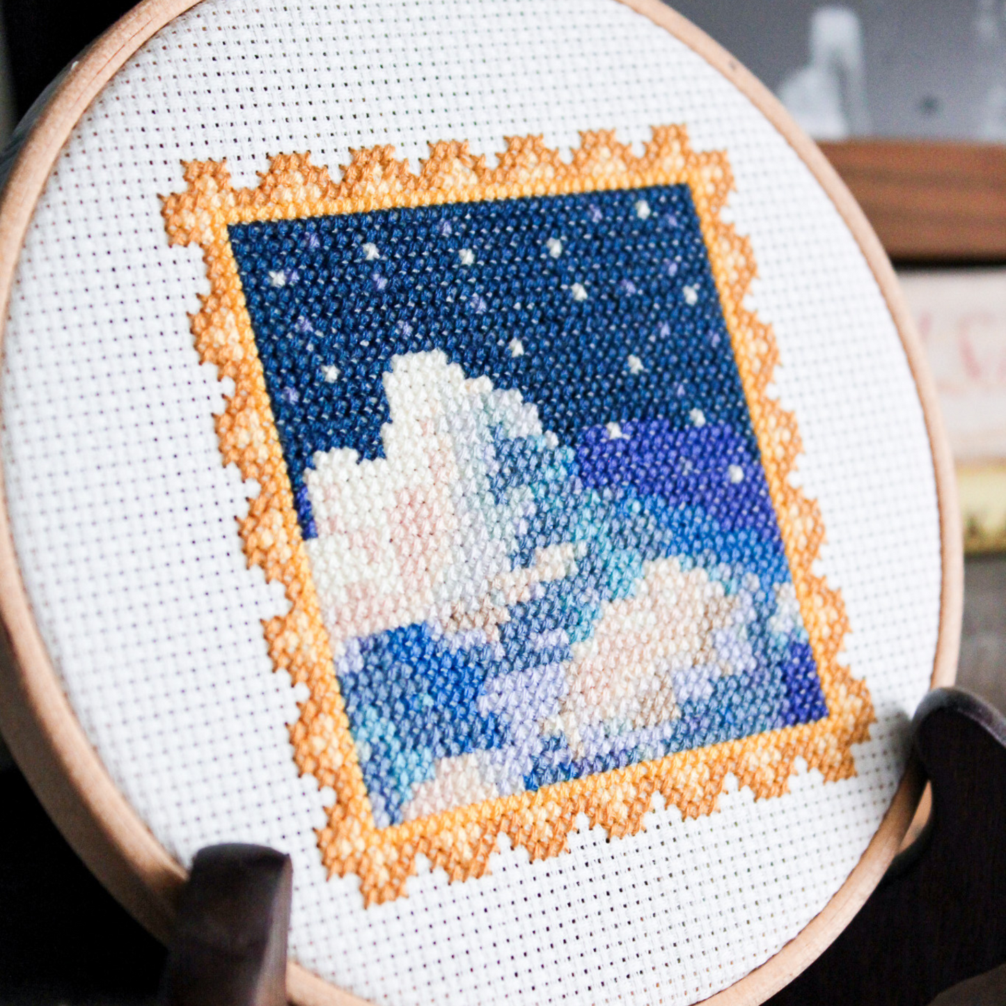 Midnight Clouds PDF Cross Stitch Pattern