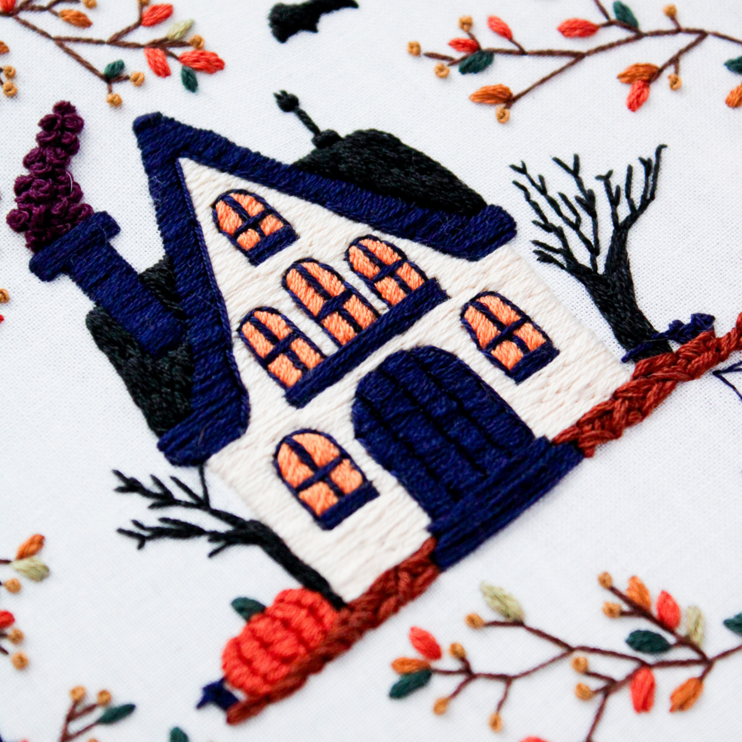 Haunted House PDF Embroidery Pattern