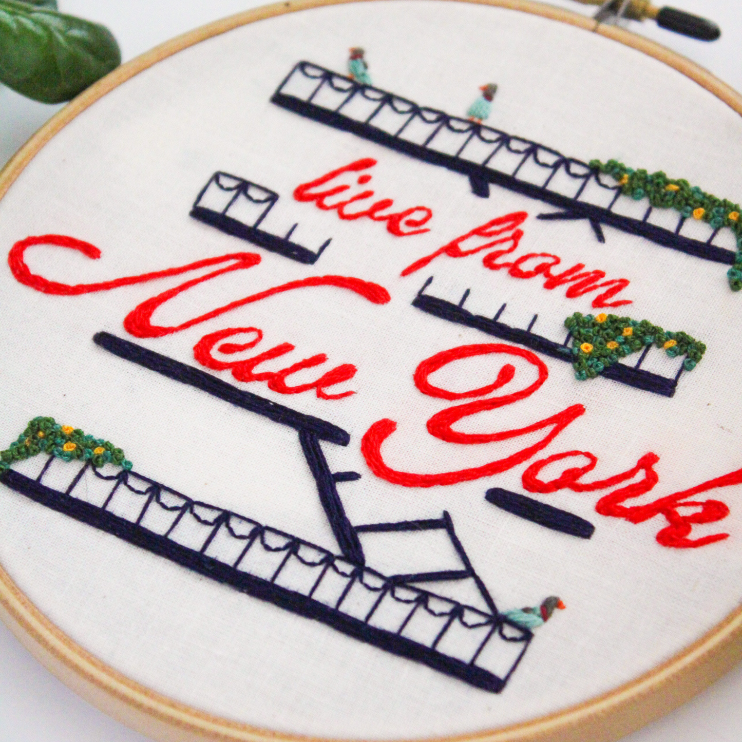 Live From New York PDF Embroidery Pattern