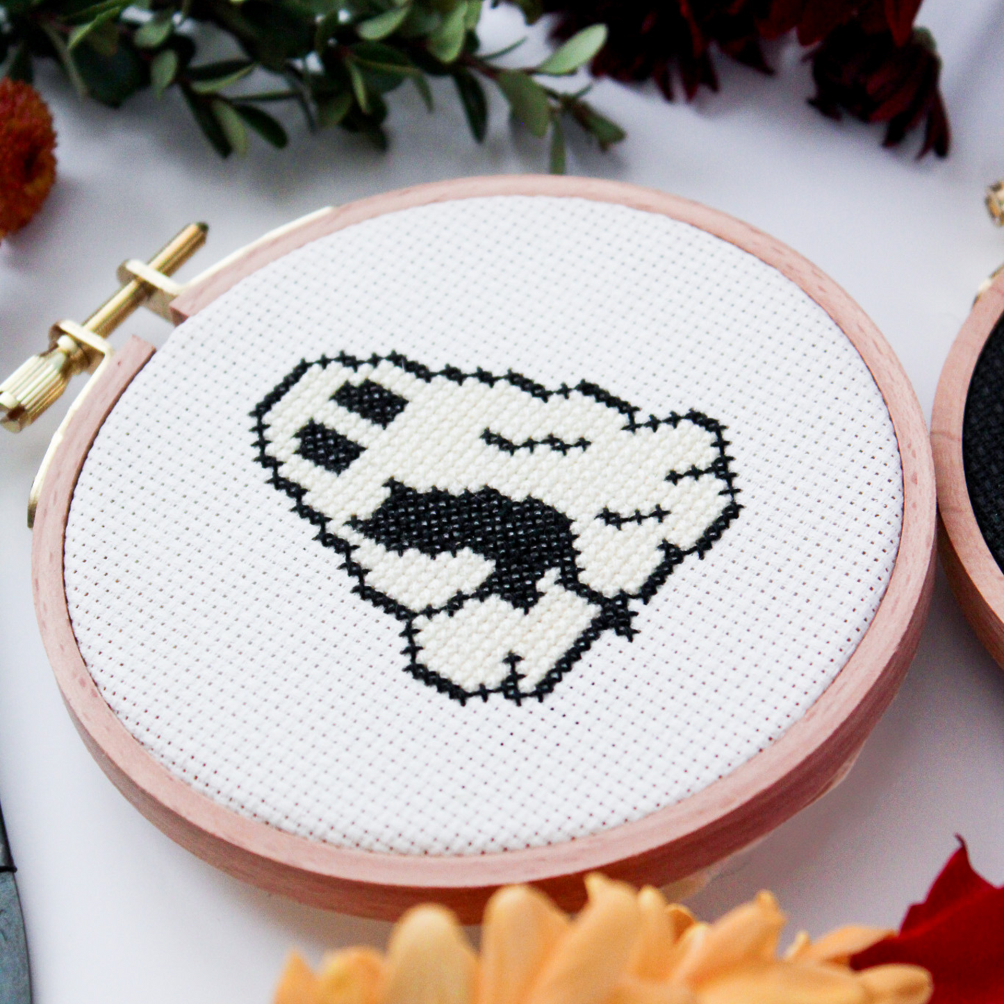 Ghost & Cat PDF Cross Stitch Pattern