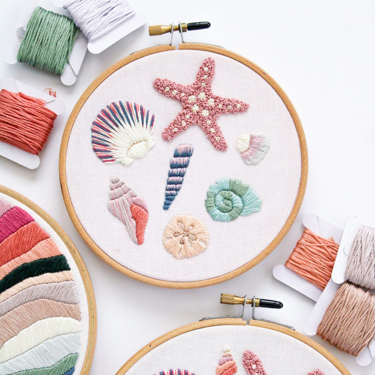 Seashell Collector PDF Embroidery Pattern