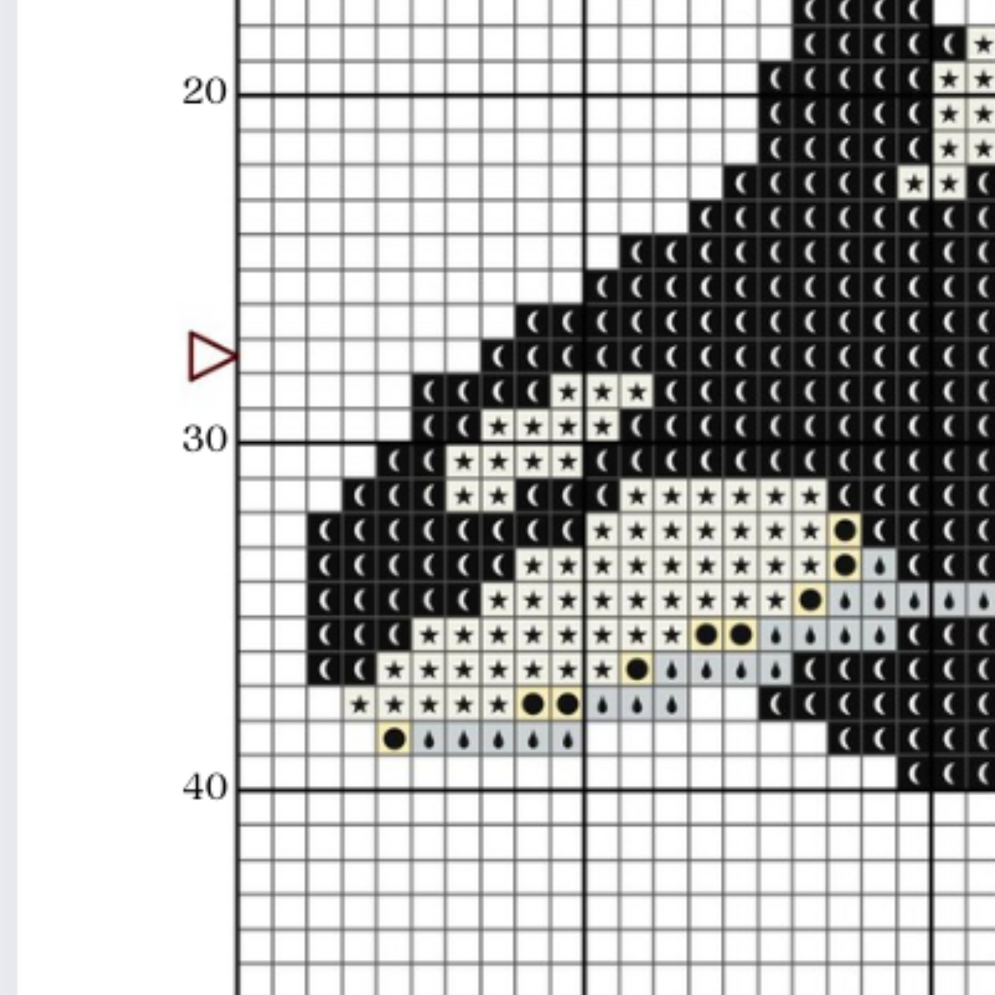 Orca PDF Cross Stitch Pattern