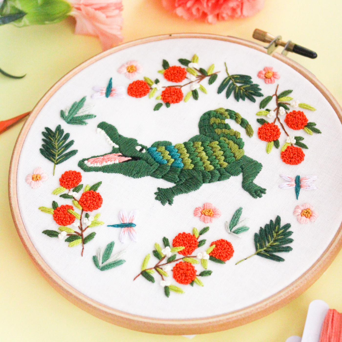 Alligator PDF Embroidery Pattern