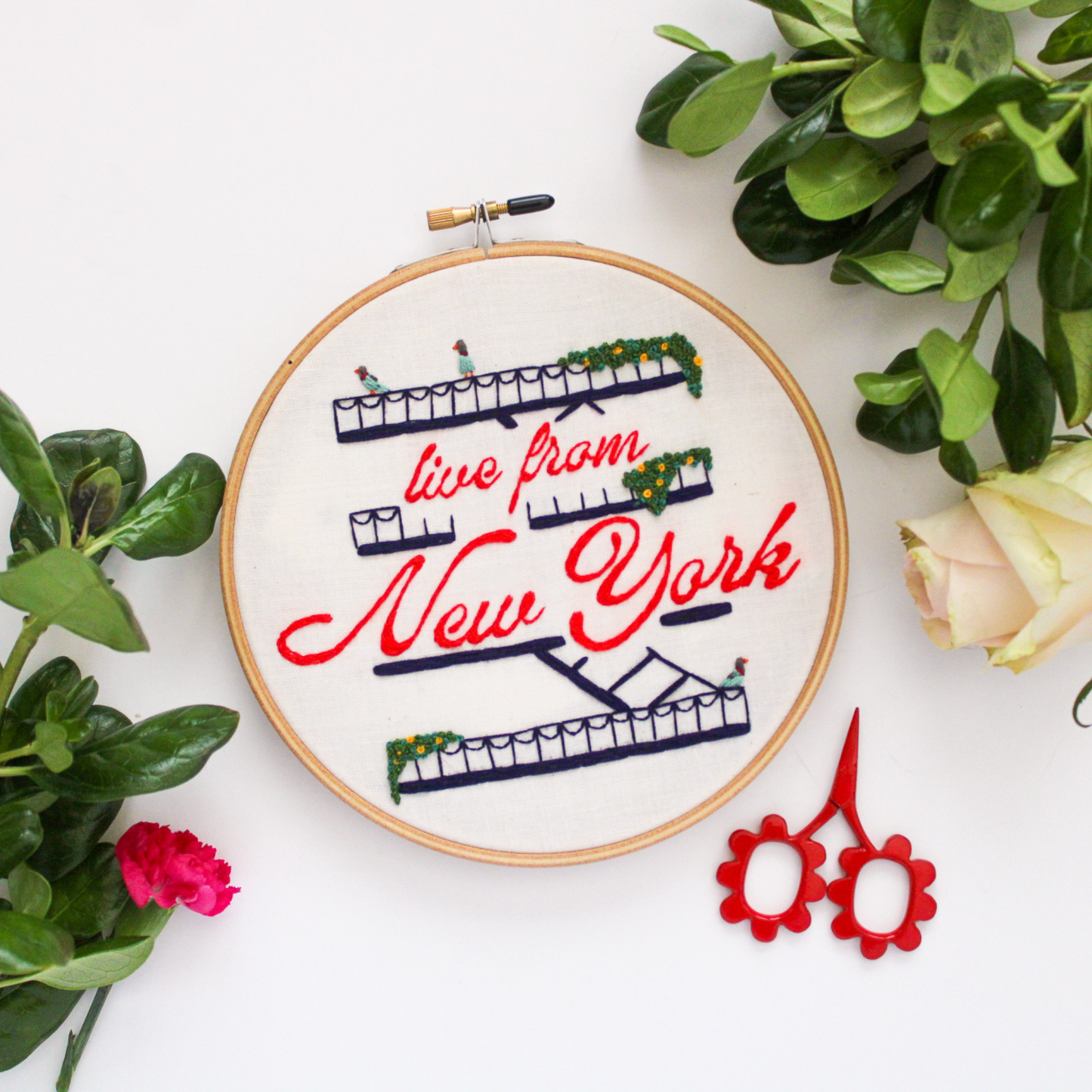 Live From New York PDF Embroidery Pattern