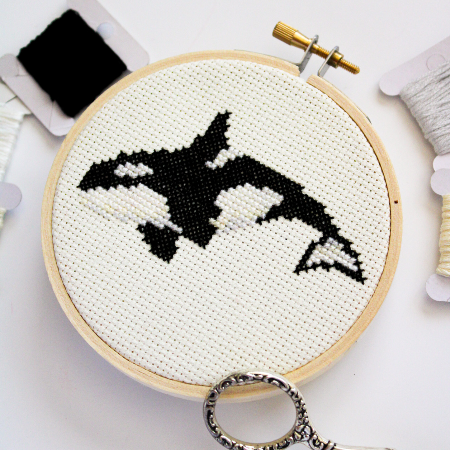 Orca PDF Cross Stitch Pattern