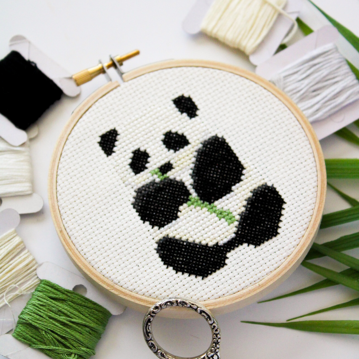 Panda PDF Cross Stitch Pattern