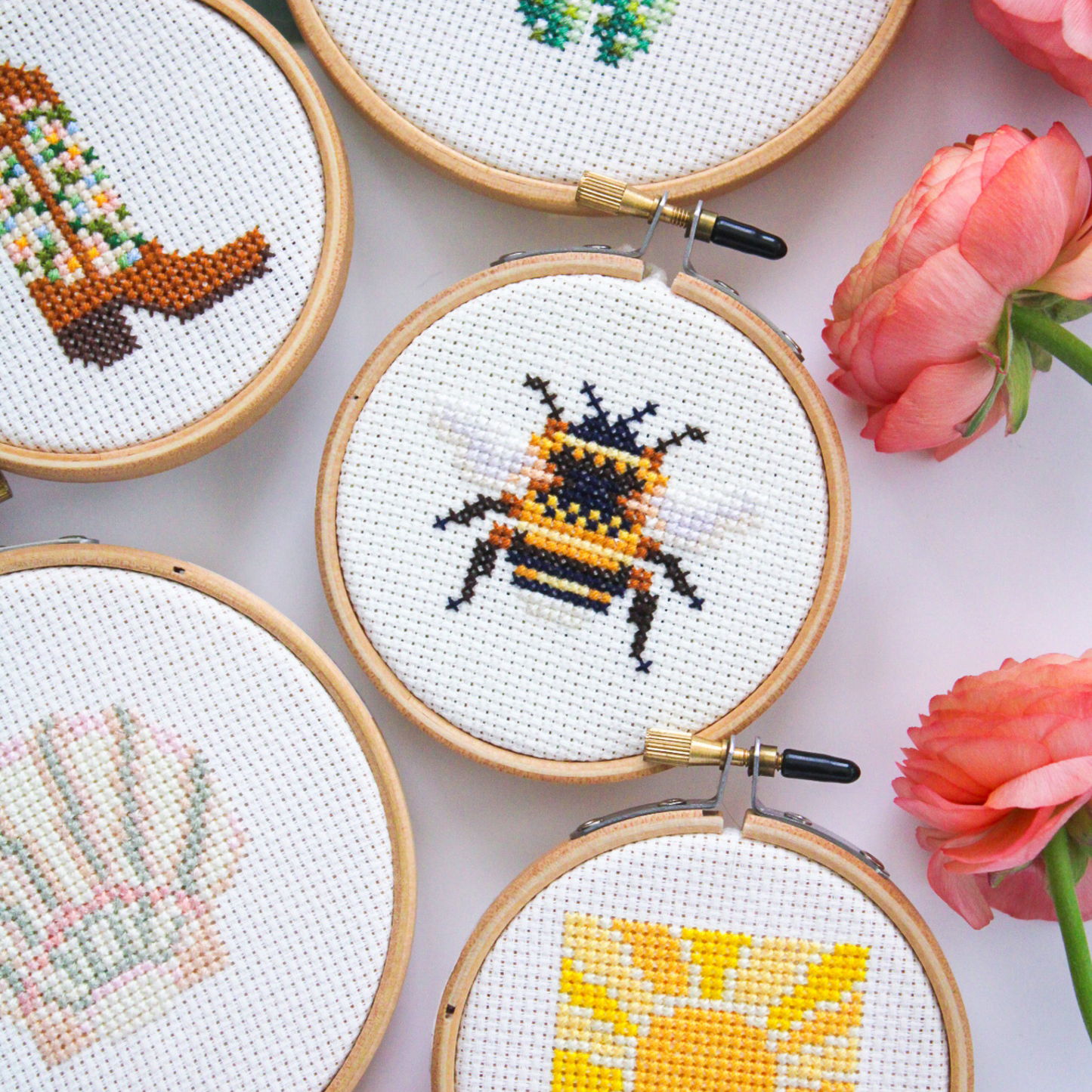 Bumble Bee Cross Stitch PDF Pattern