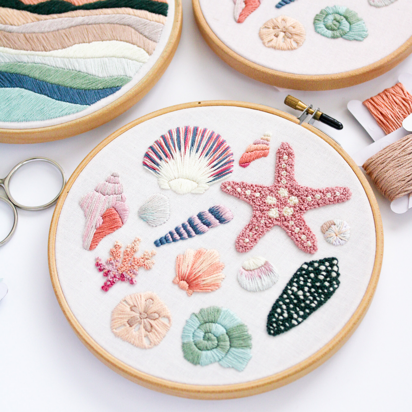 Seashell Collector PDF Embroidery Pattern