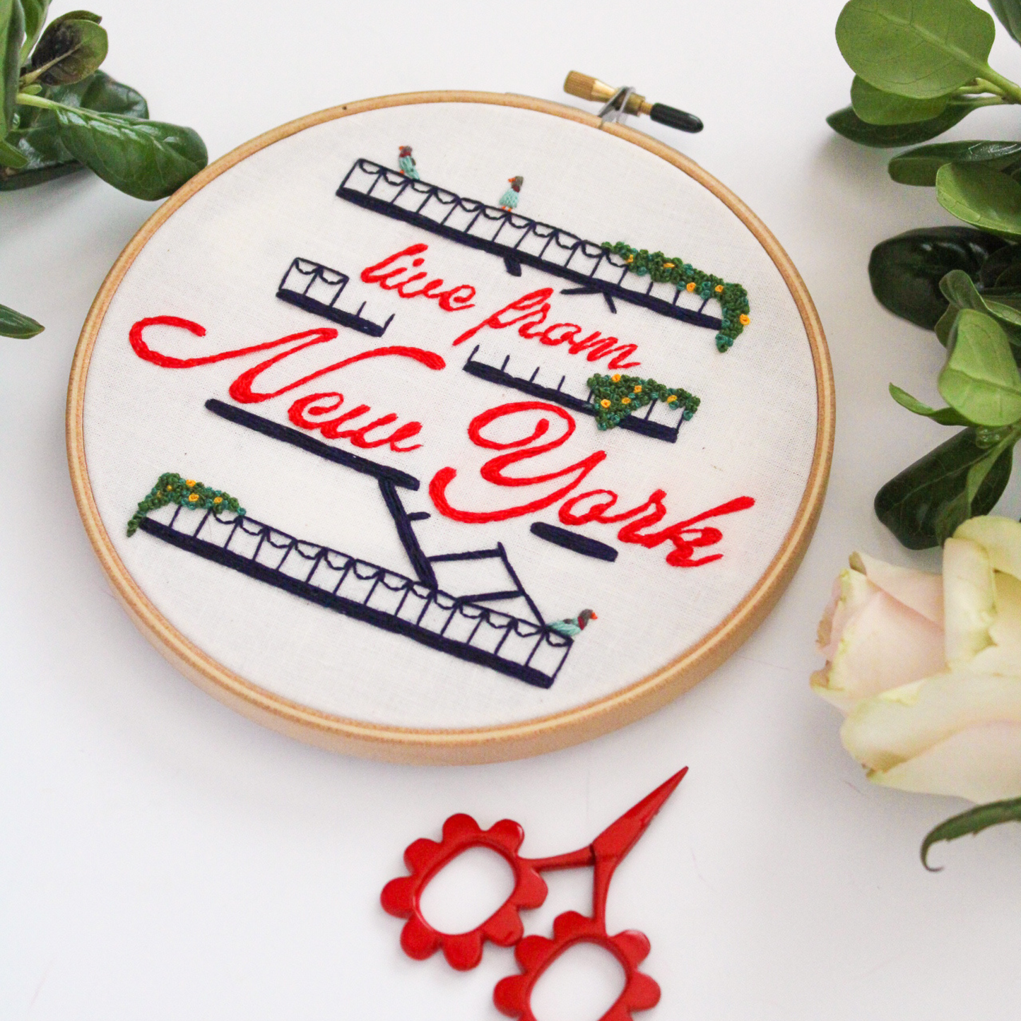 Live From New York PDF Embroidery Pattern