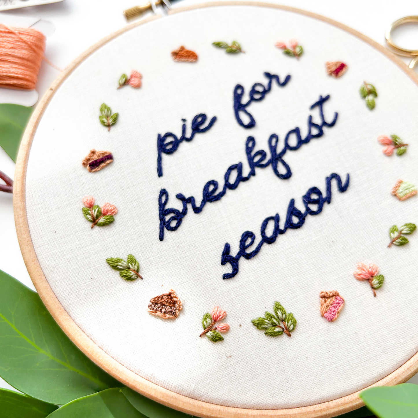 Pie for Breakfast PDF Embroidery Pattern