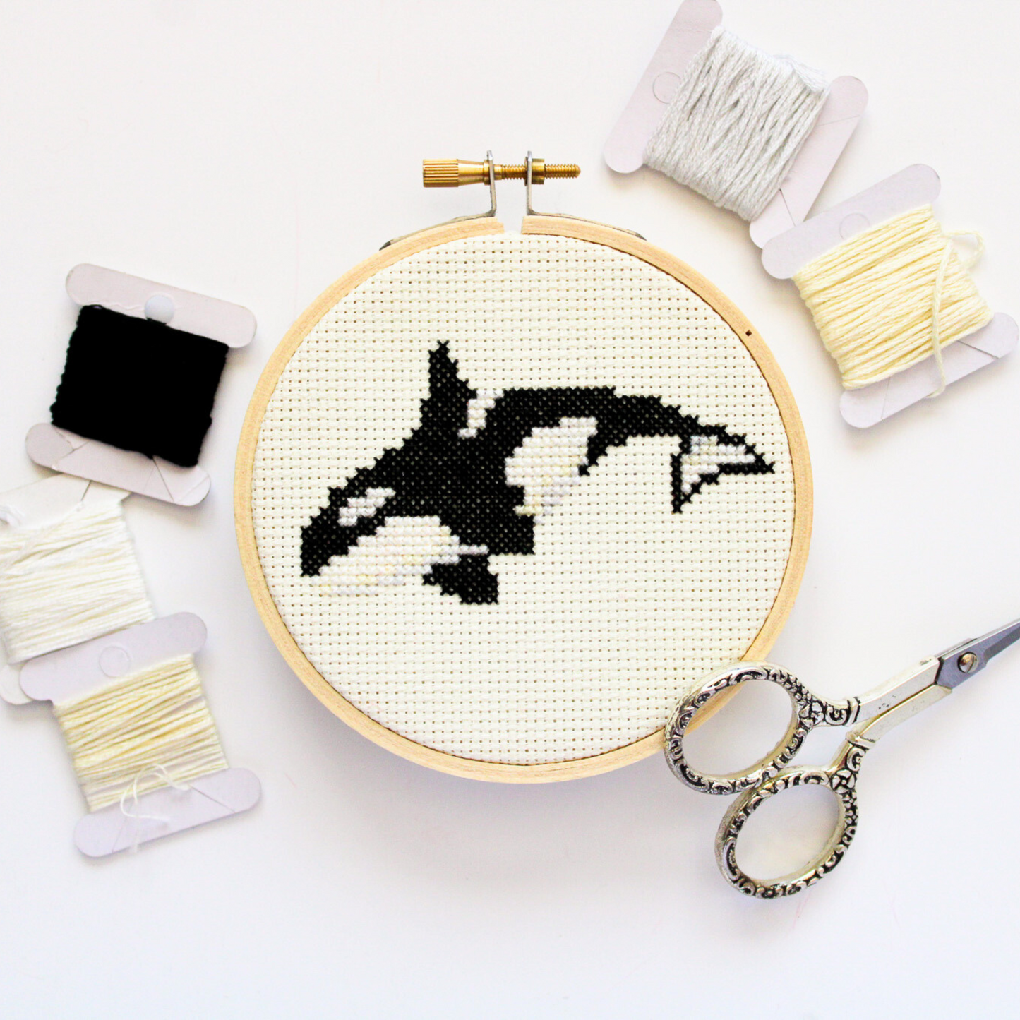 Orca PDF Cross Stitch Pattern