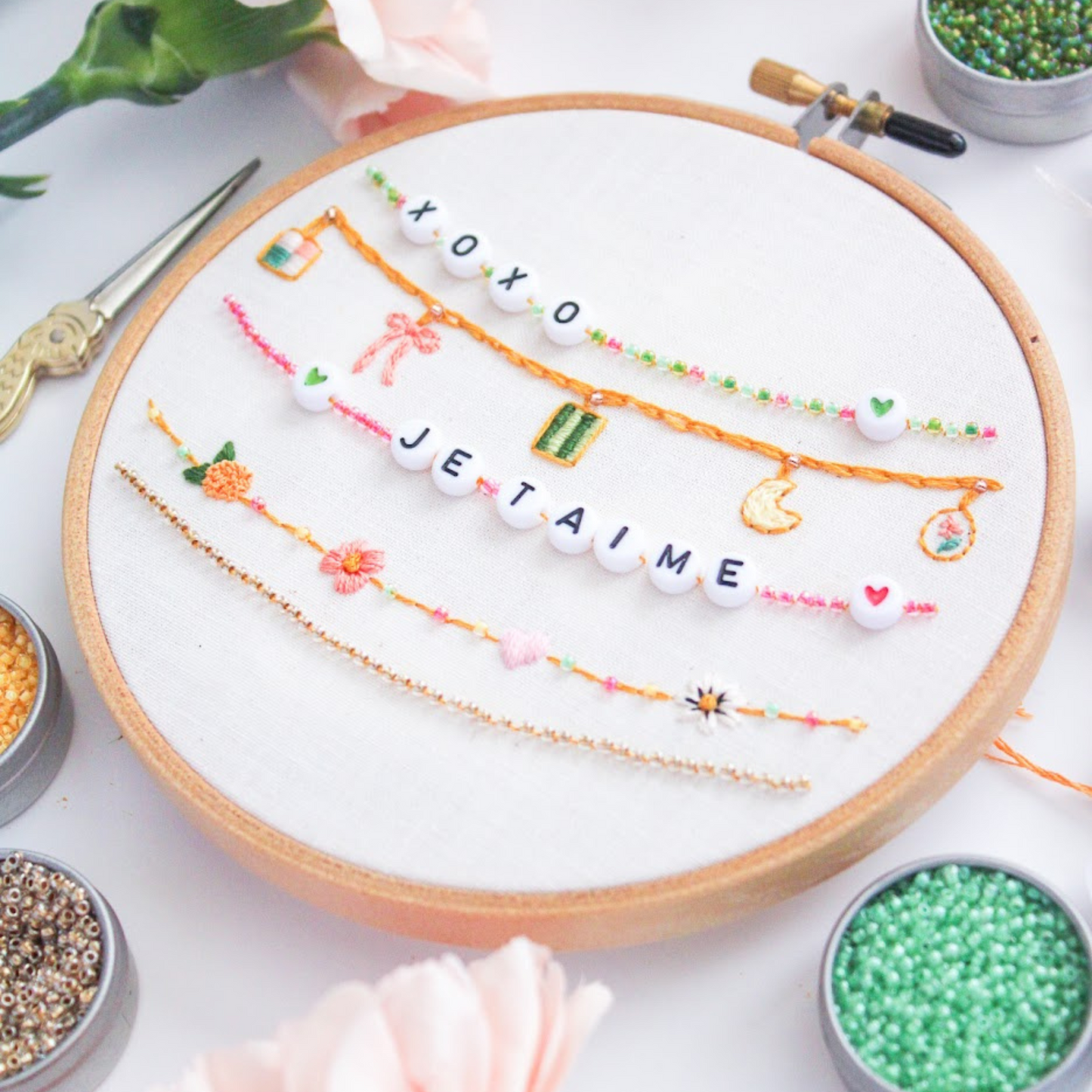 Friendship Bracelet PDF Embroidery Pattern