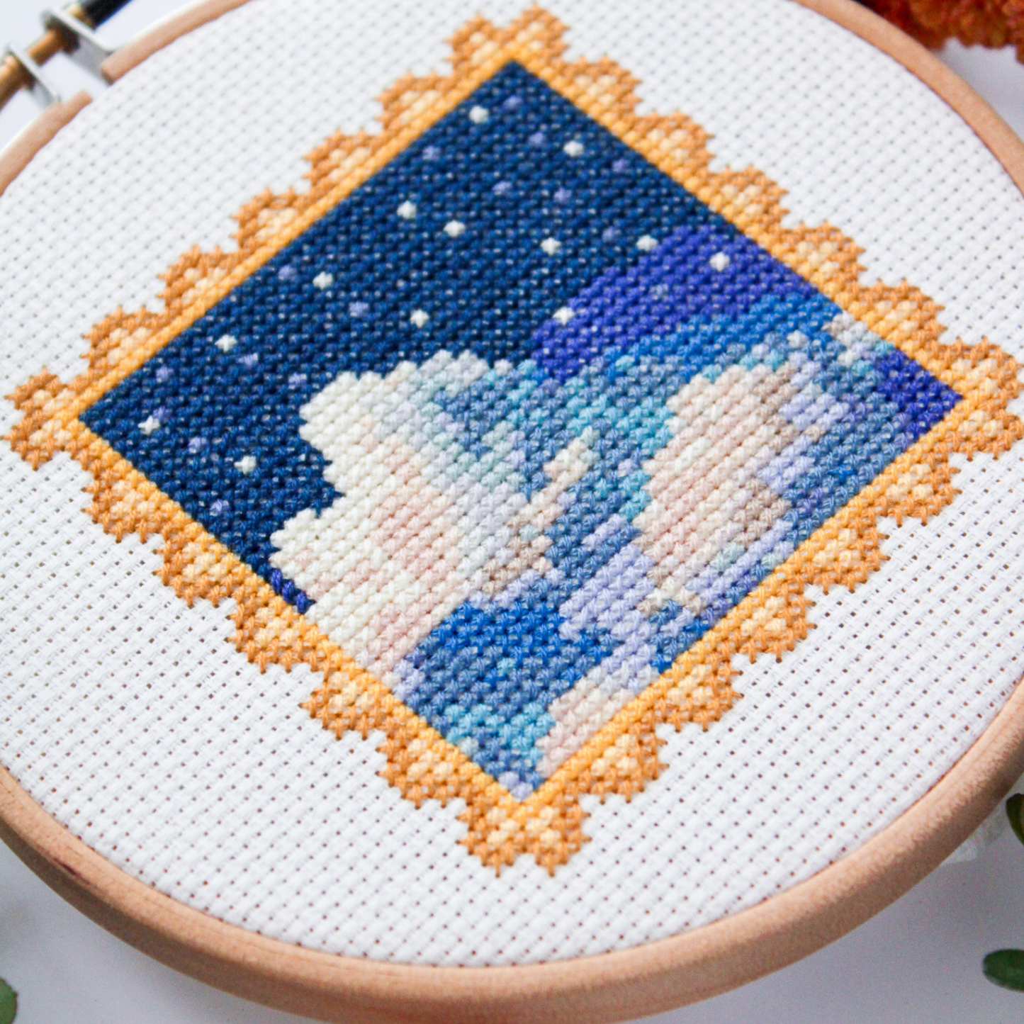 Midnight Clouds PDF Cross Stitch Pattern