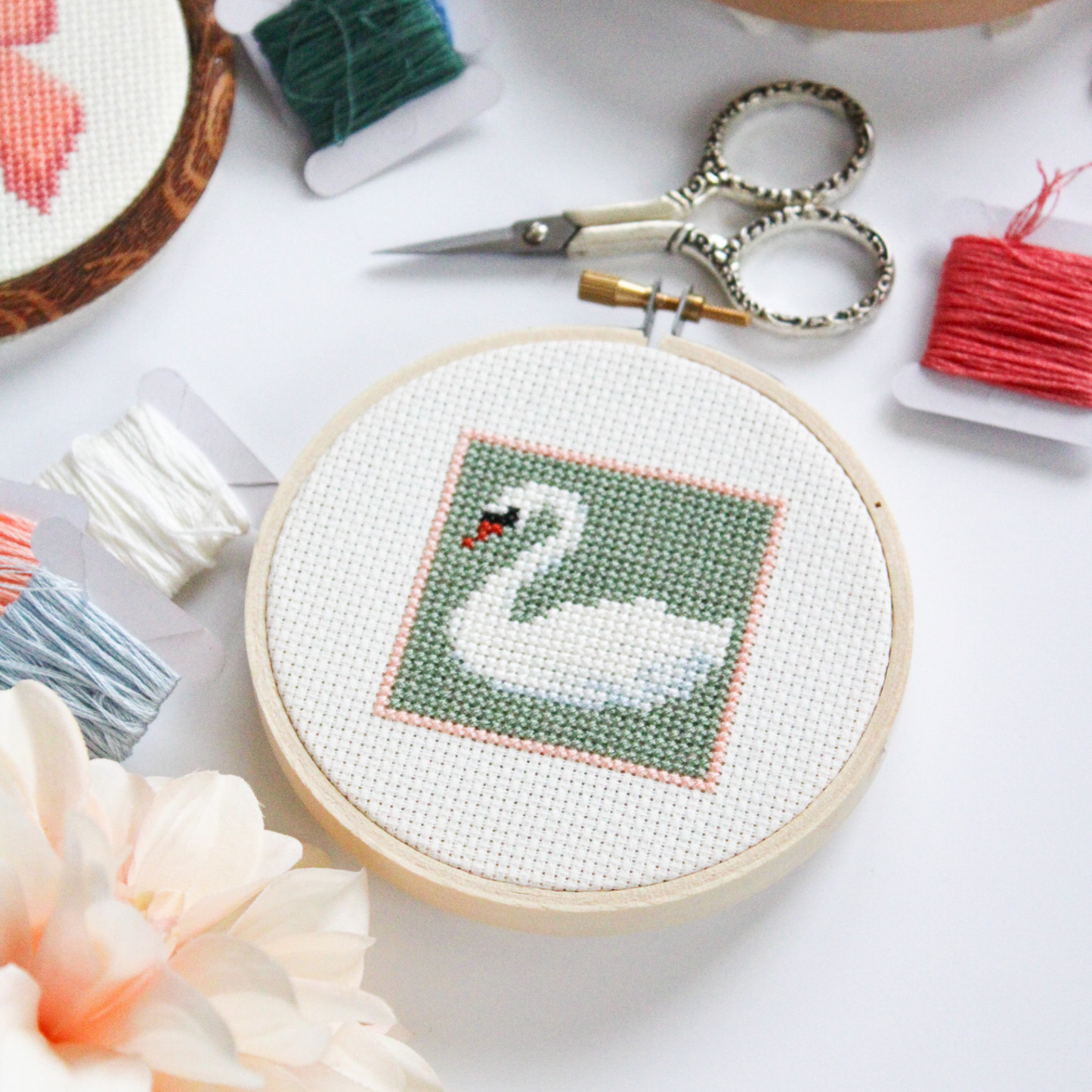 Swan PDF Cross Stitch Pattern