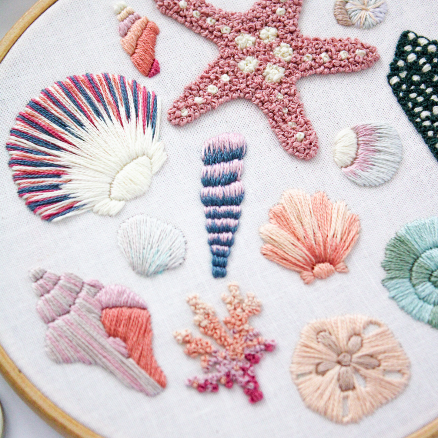 Seashell Collector PDF Embroidery Pattern