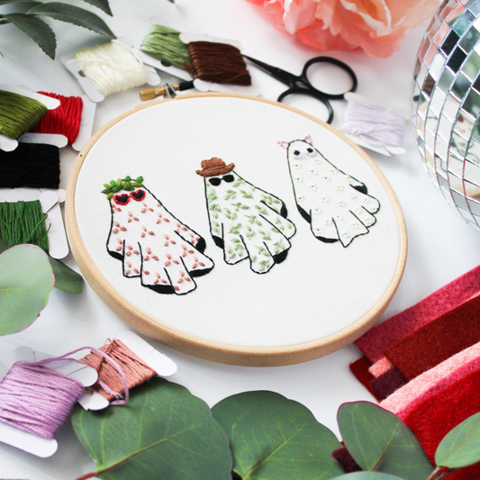 Ghosts PDF Embroidery Pattern