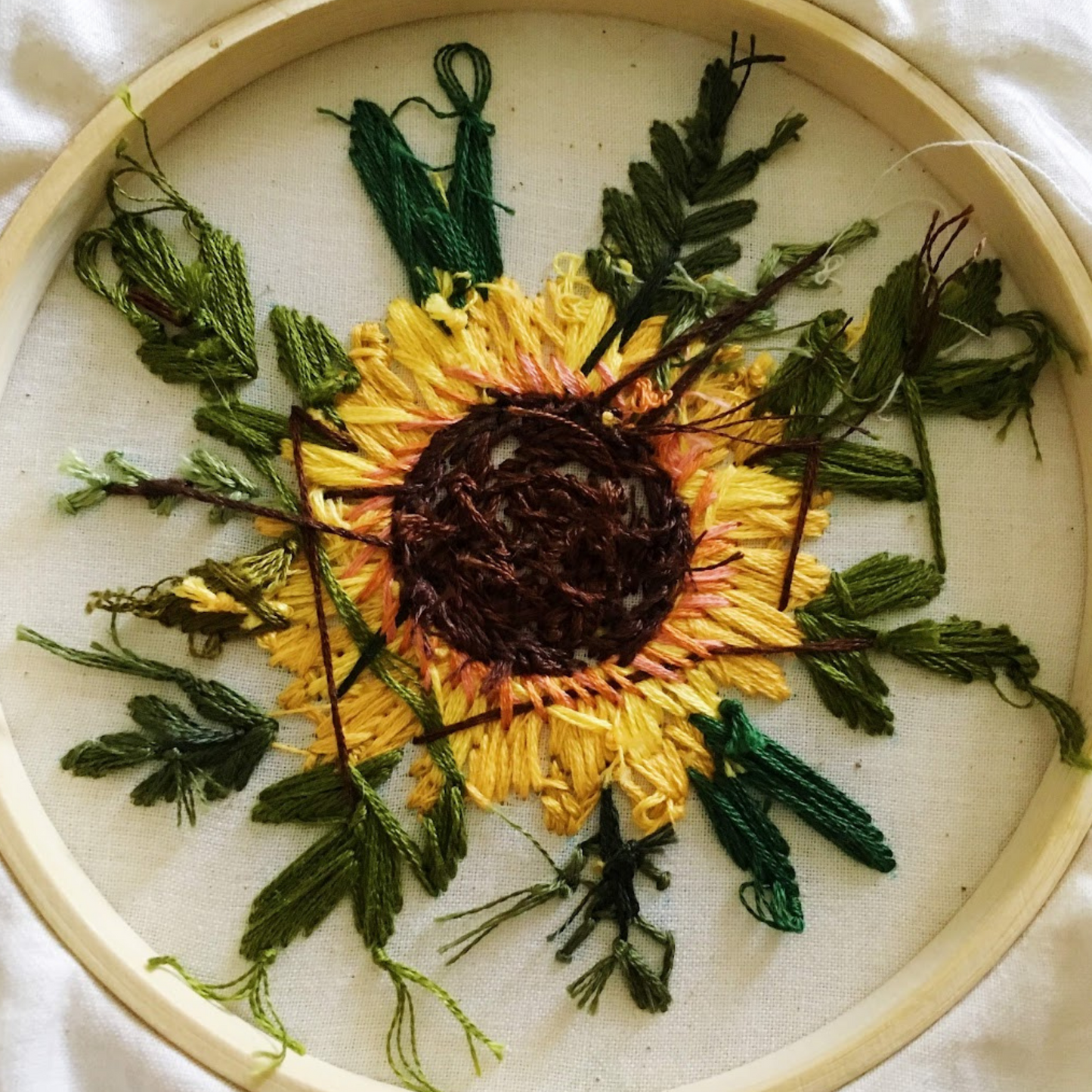 Sunflower PDF Embroidery Pattern