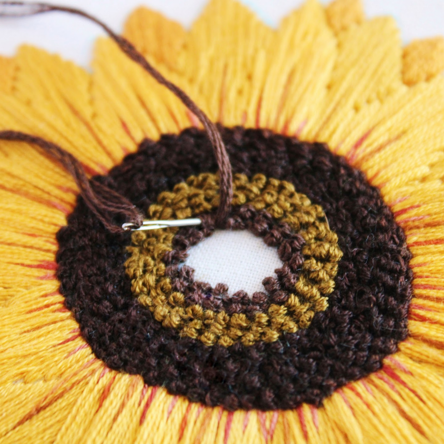 Sunflower PDF Embroidery Pattern